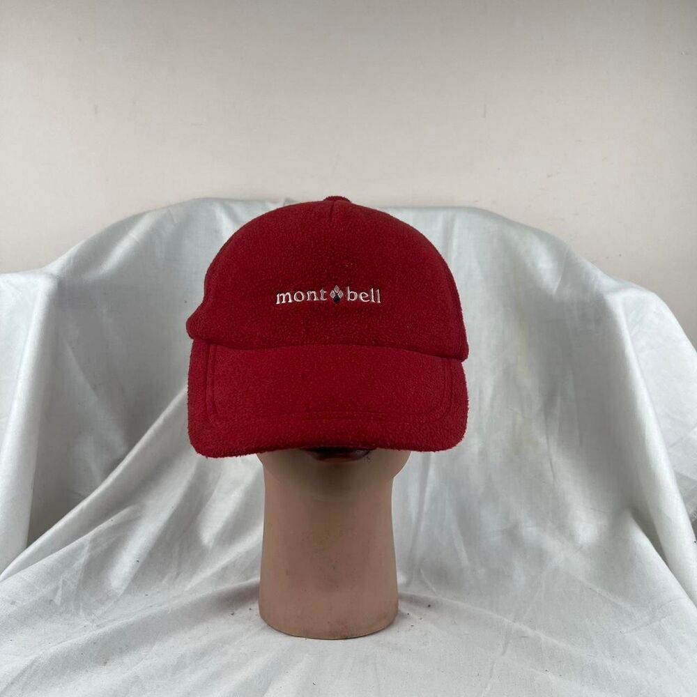 Montbell Red Fleece Outdoor Cap
